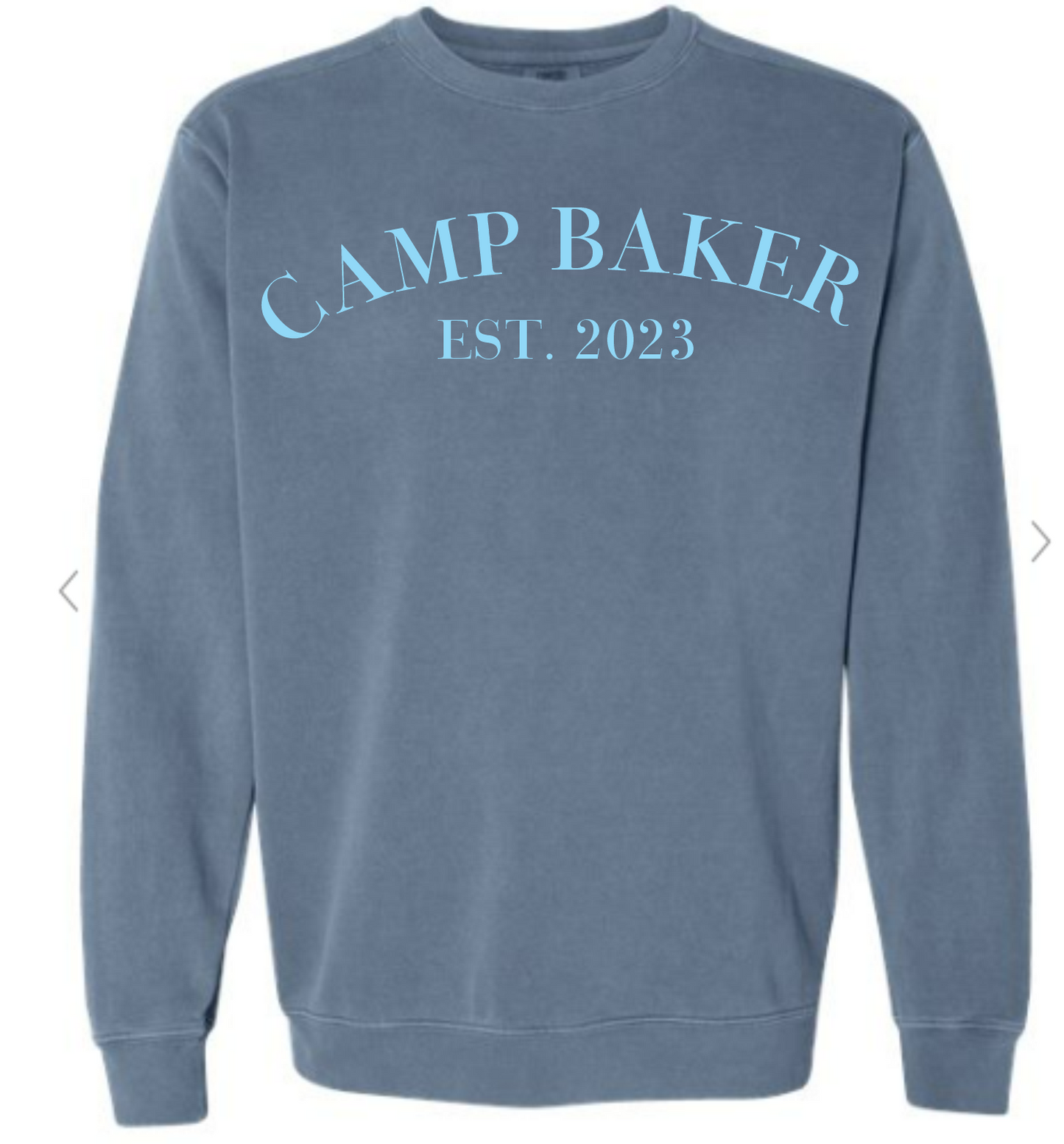 Comfort Colors 1566 Embroidered Logo Crewneck