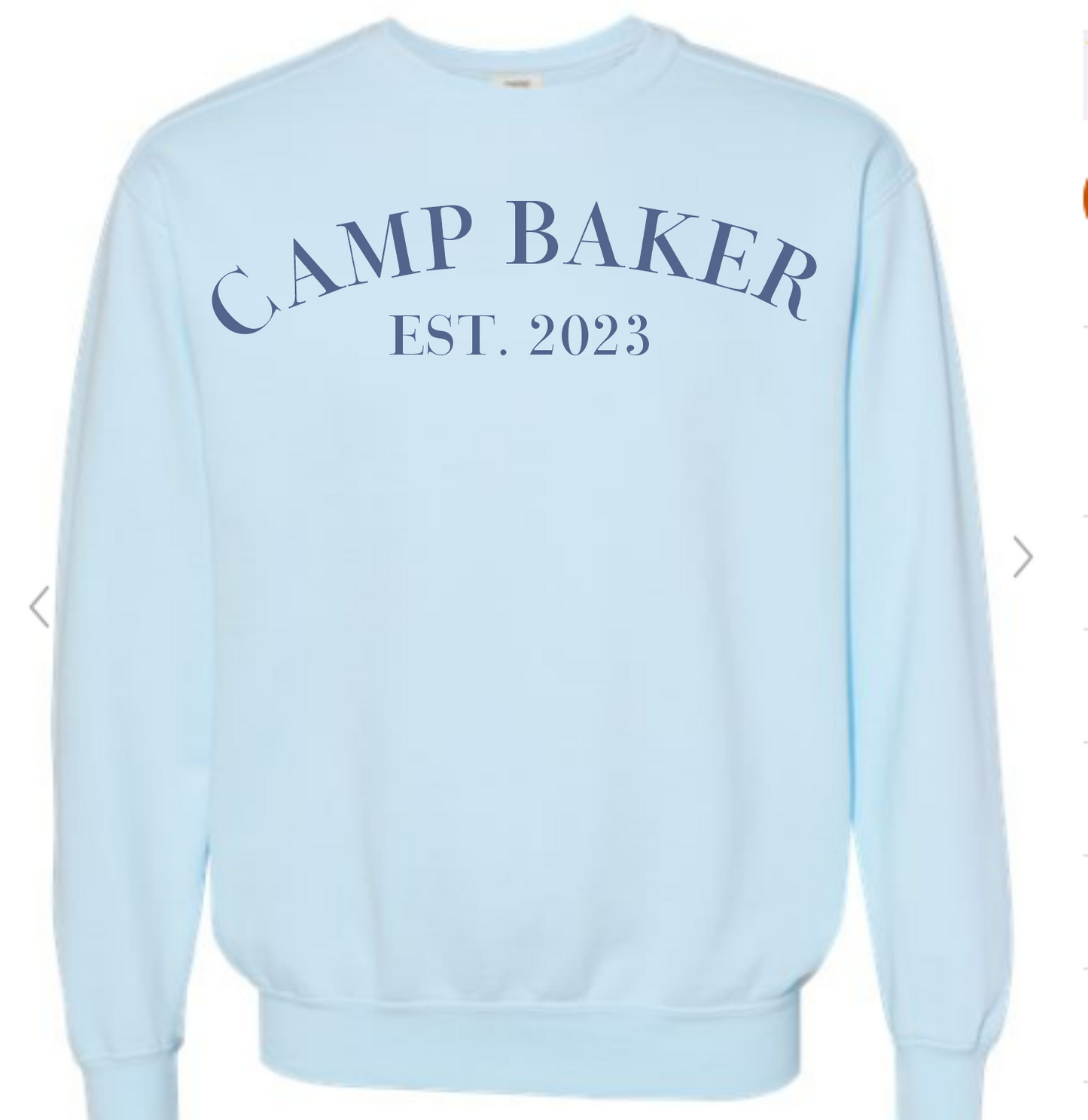 Comfort Colors 1566 Embroidered Logo Crewneck