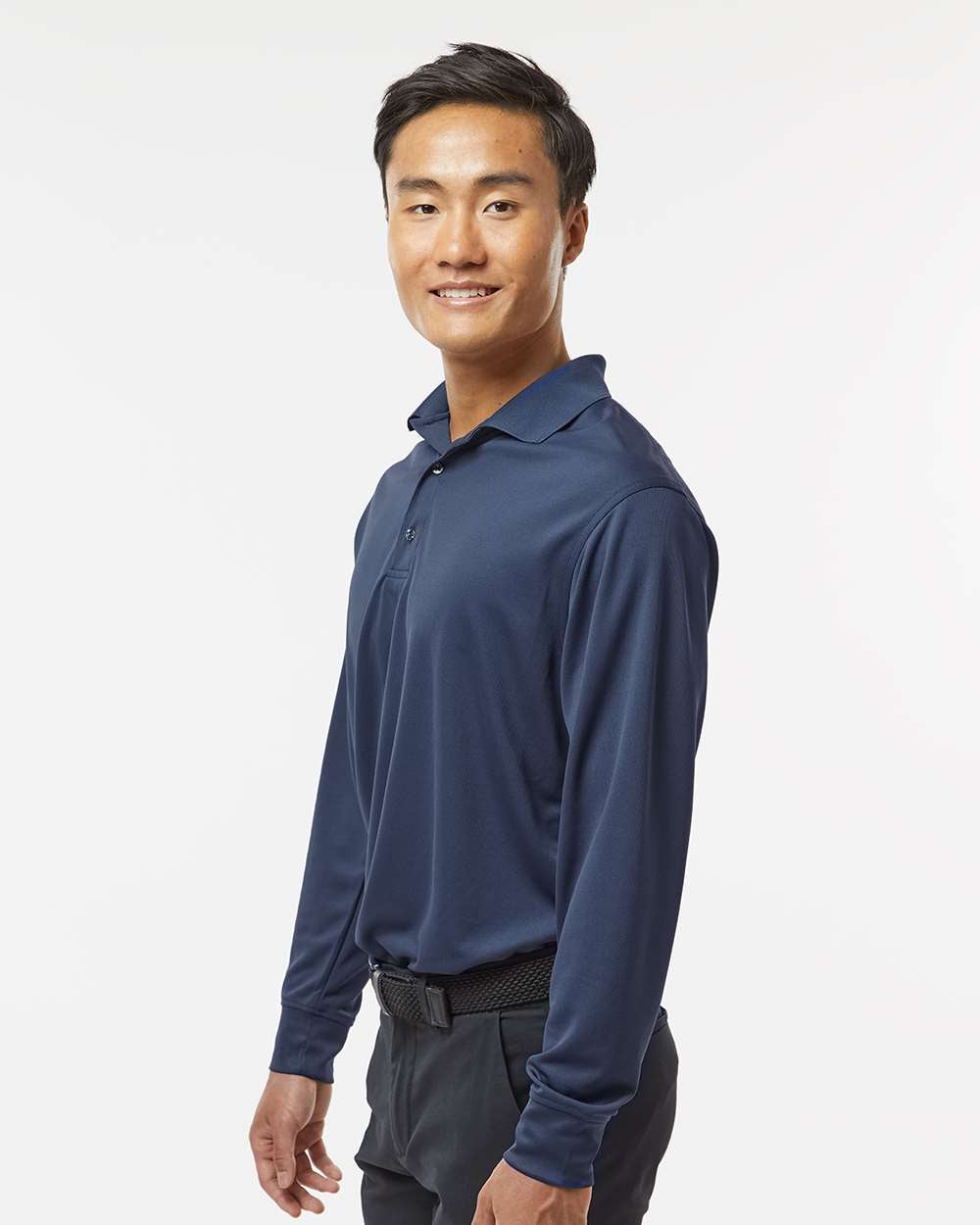 Paragon Unisex Long Sleeve Polo with Embroidered NHG Logo