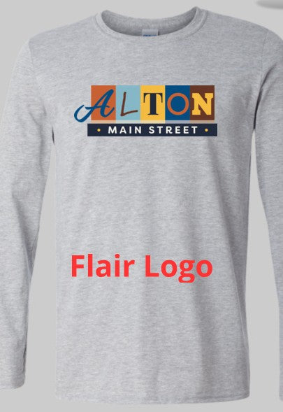 Wear Alton with Pride – Unisex Main Street Logo Long Sleeve T Shirt