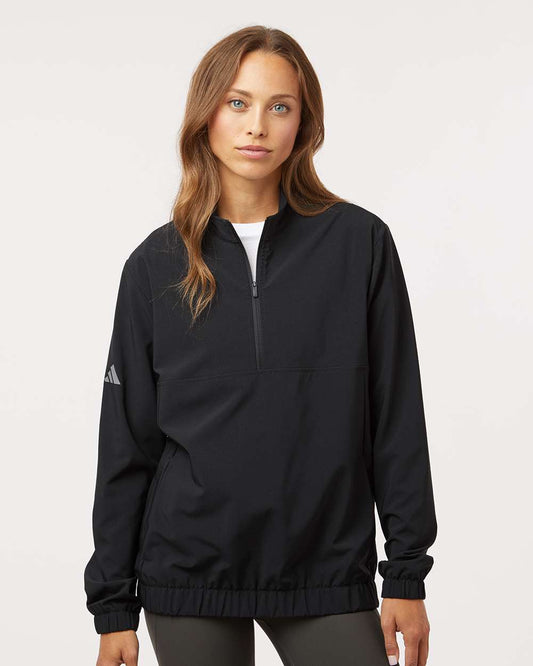 Women's adidas® Performance Embroidered Logo Half-Zip Pullover