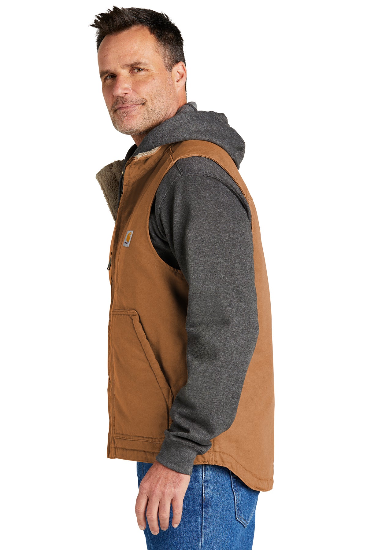 Carhartt Sherpa Lined Mock Neck Vest