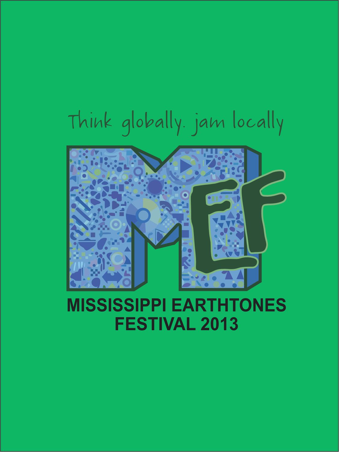 2013 Mississippi Earthtones Festival T-Shirt