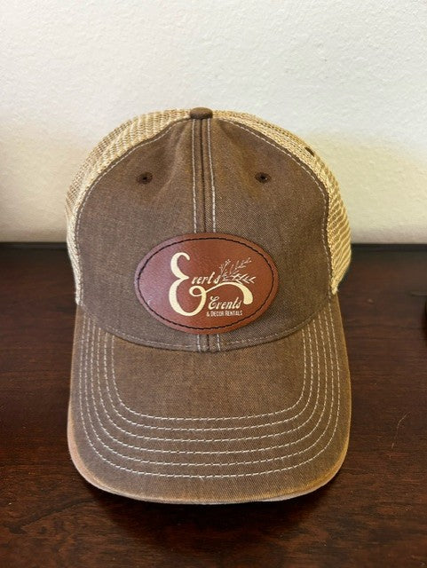 Legacy Brown/Khaki Trucker Hat with Logo Patch