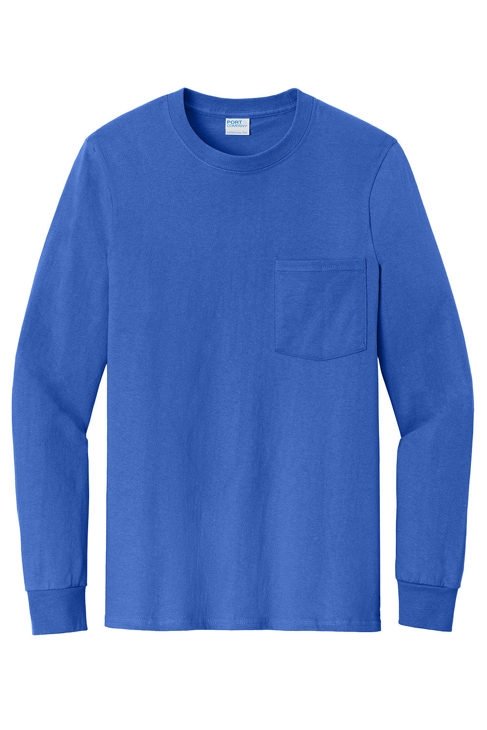 Port & Company Tall Long Sleeve Essential Pocket Tee