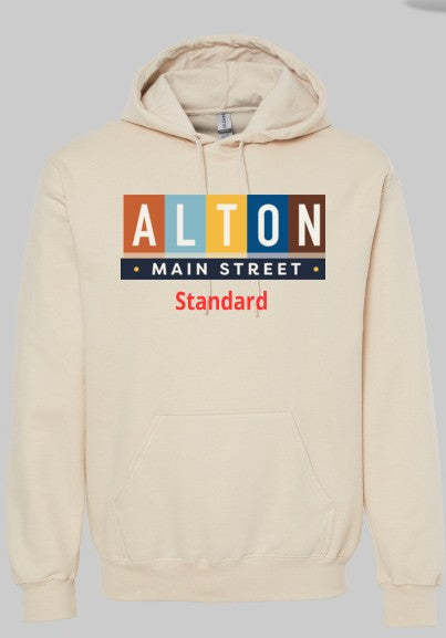 Stay Warm in Style – Alton Main Street Logo Hoodie