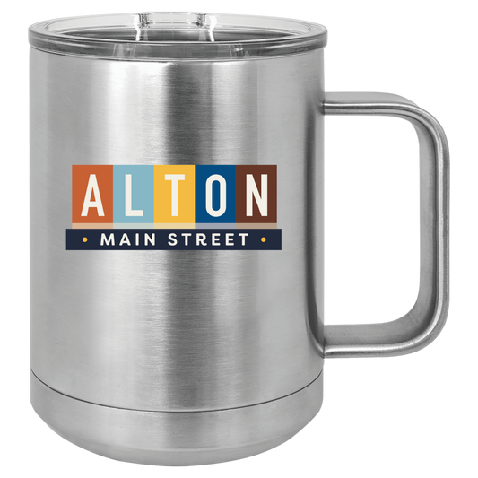 Take Alton On the Go. 15 0z Logo'd Coffee Mug